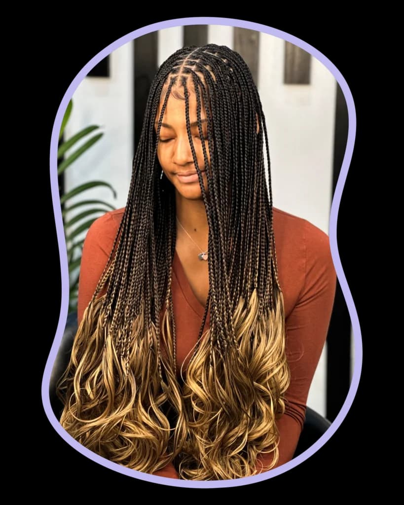 French Curl Braids