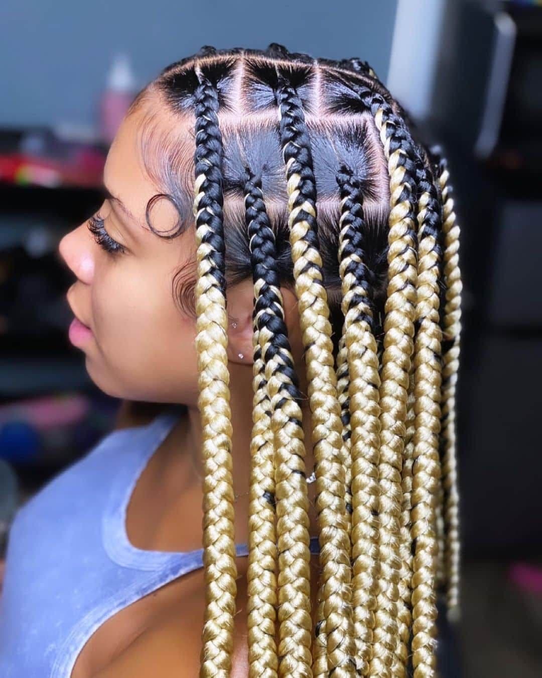 Jumbo Braids (Extra-Large Size) — Braiding Hair at Kim Beauty Arusha