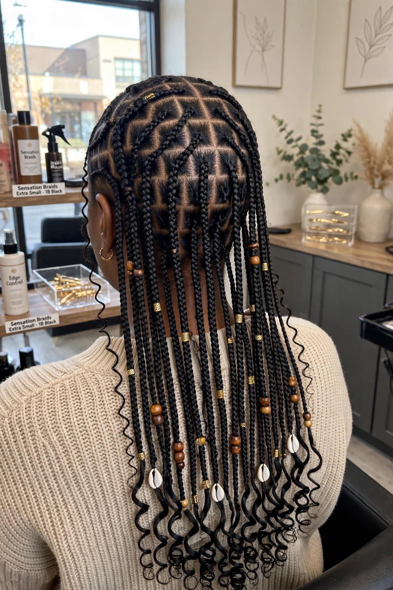 Sensation Braids (Small Size) — Braiding Hair at Kim Beauty Arusha