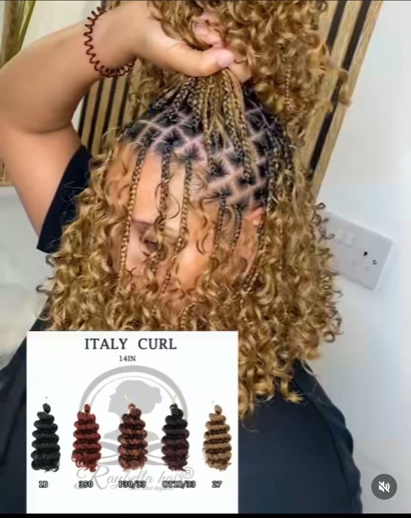 Miracle Knots with Italy Curl — Braiding Hair at Kim Beauty Arusha